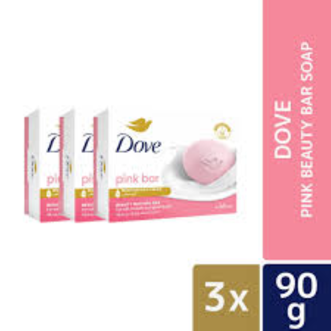 DOVE BAR SOAP PINK 90G 3+1